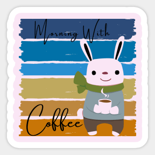 morning coffee Sticker